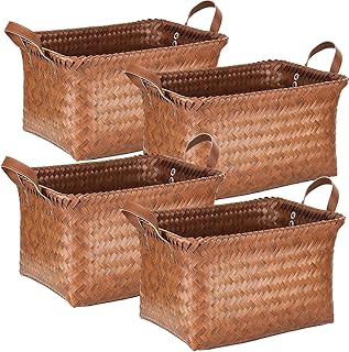 Set of four large laundry and storage baskets