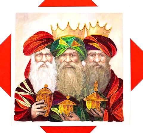 Three Wise Men Christmas Quilling Card