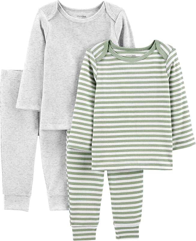 Baby 4-Piece Textured Clothing Set