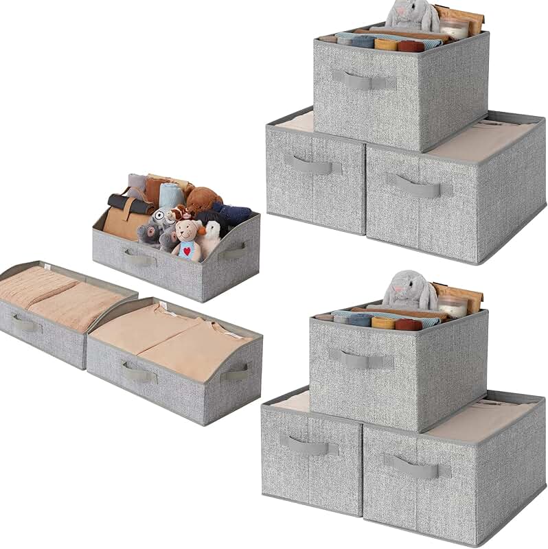 Bundle of Two Sets of Wardrobe Storage Bins