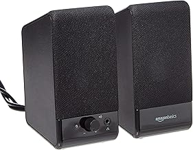 USB-powered computer speakers with volume control