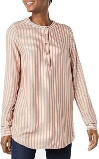 Women's Long-Sleeve Woven Blouse