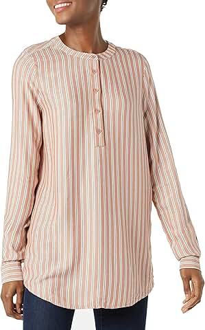 Women's Long-Sleeve Woven Blouse