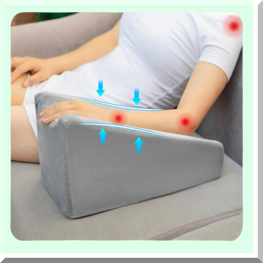 ElevateRest Arm Support Wedge - Post Surgery Arm Pillow for Adults, Broken Arm Recovery Pillow, Elevating Arm Rest Pillow for Comfort & Support