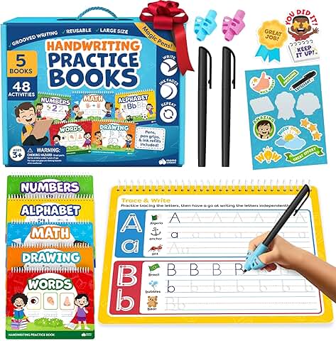 Grooved Handwriting Practice for Kids Ages 3-10