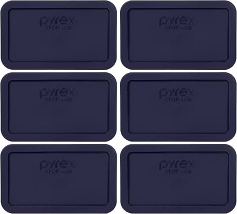 Blue 4.8-Cup Food Storage Lid, Pack of 6