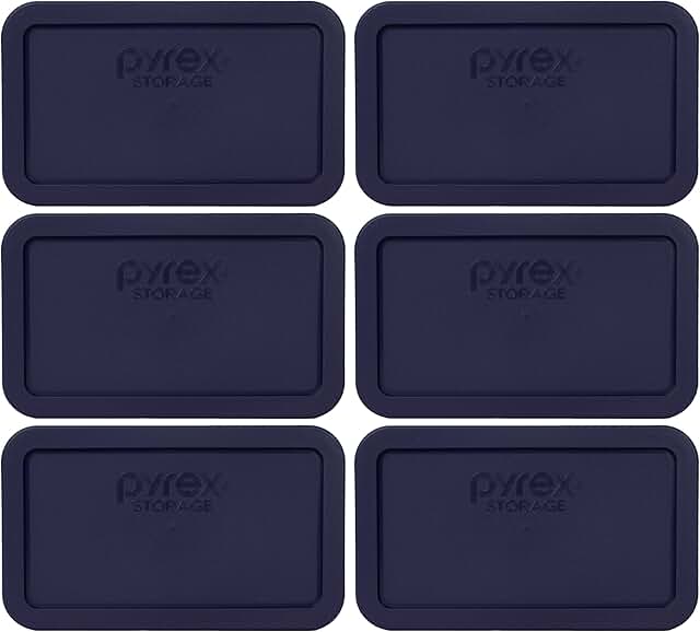Blue 4.8-Cup Food Storage Lid, Pack of 6