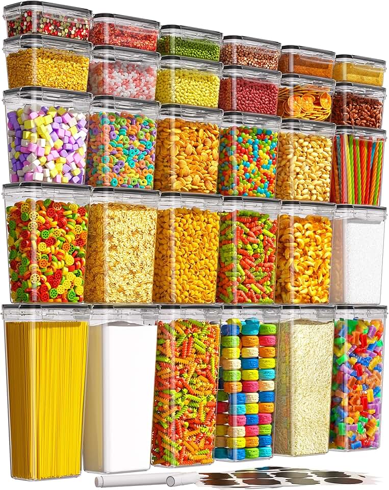 30-Piece Airtight Food Storage Containers with Lids