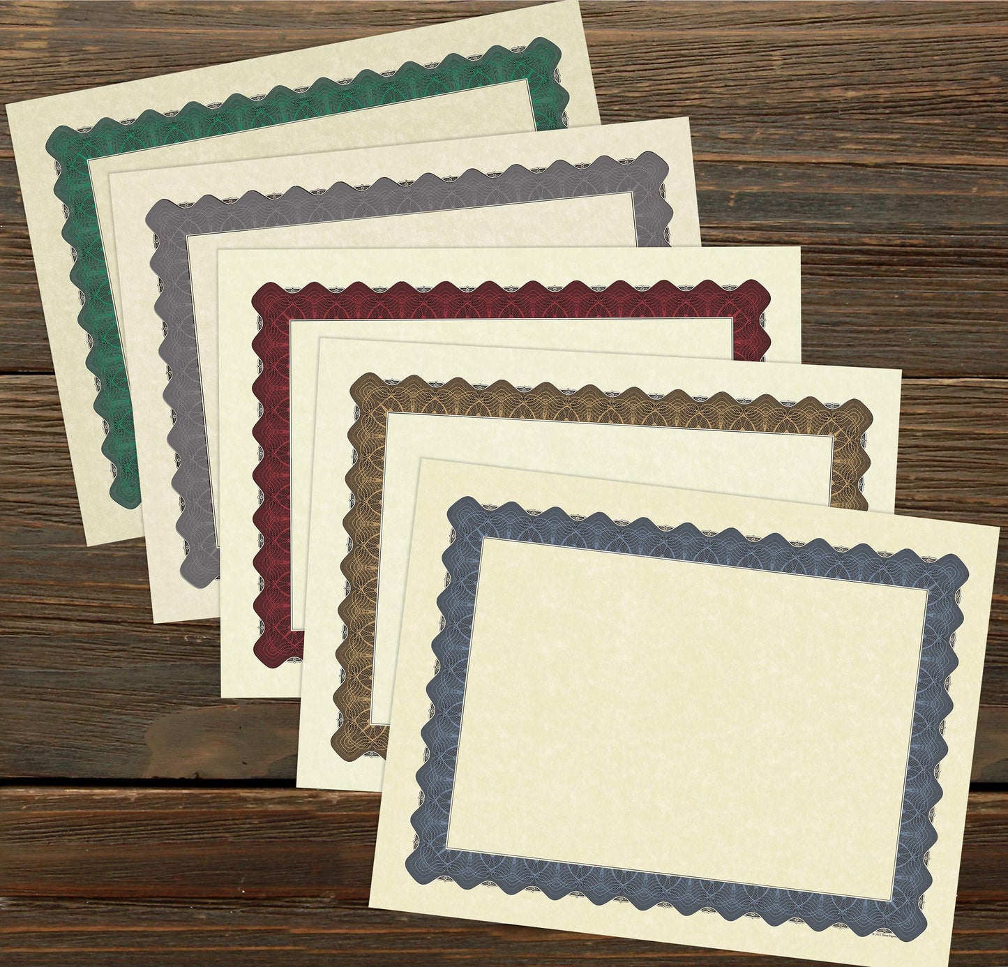 Certificate Kit, 12" x 9.375", 25 Sheets