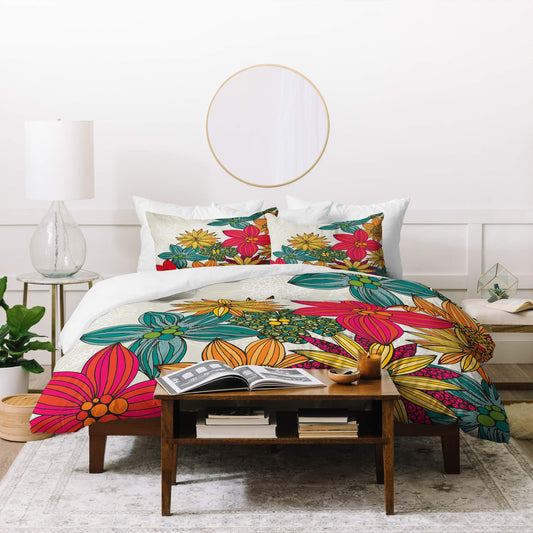 Valentina Ramos Phoebe Duvet Set with Two Pillow Shams, Queen/Full, Multi
