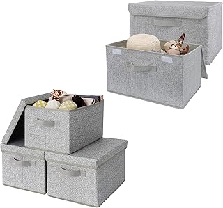 Set of 5 Rectangle Storage Bins