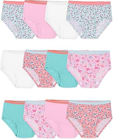 Tag-free cotton underwear for toddler girls