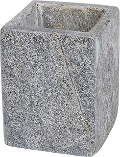 Handcrafted Natural Slate Organizer for Bathroom and Office