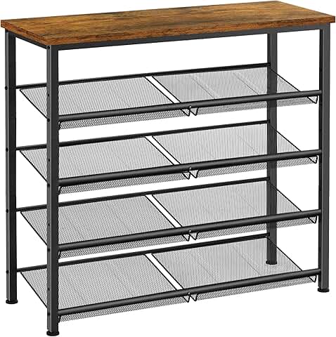5-Tier Shoe Rack for Entryway and Small Spaces