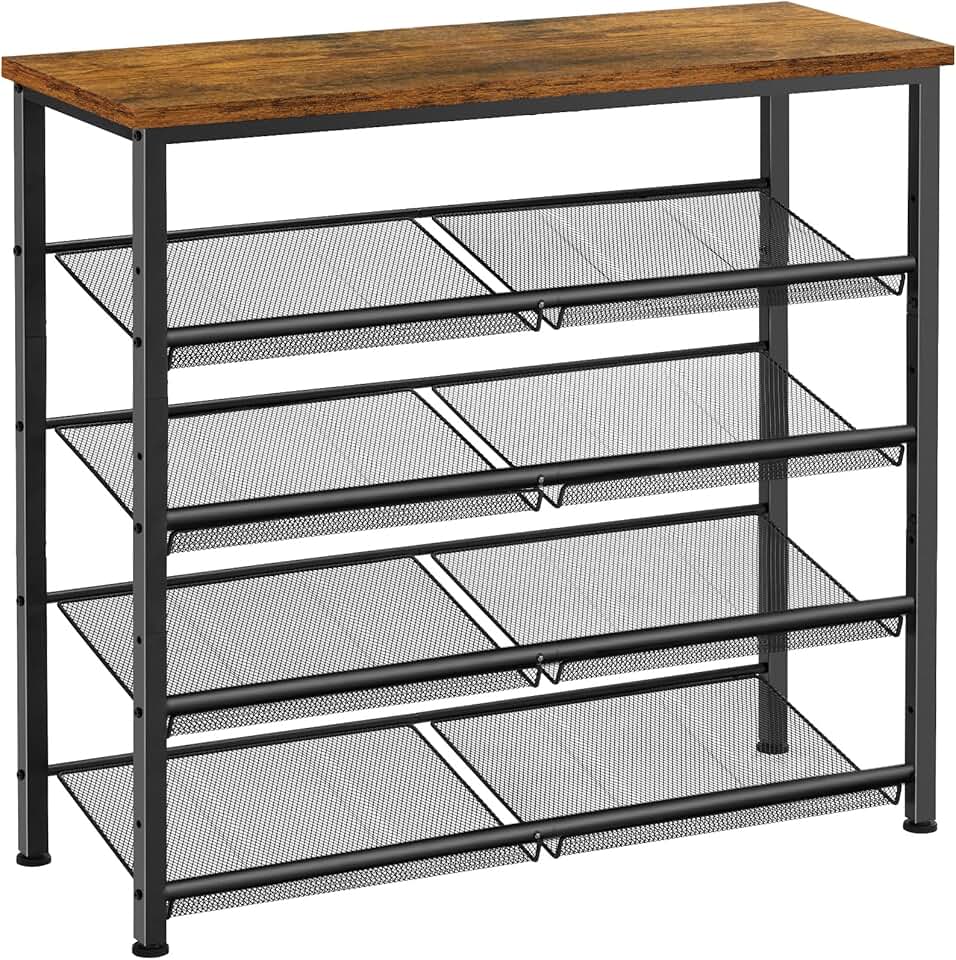5-Tier Shoe Rack for Entryway and Small Spaces