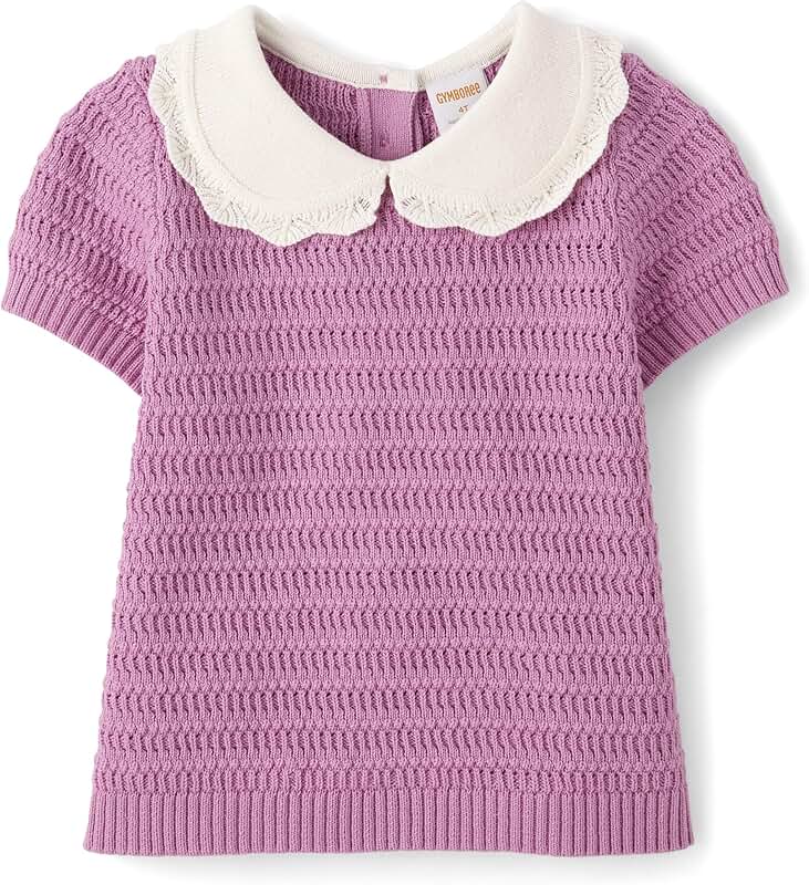 Baby Girl and Toddler Short Sleeve Sweater