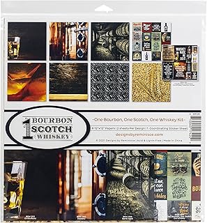 Whiskey Scrapbook Collection Kit for Paper Crafts
