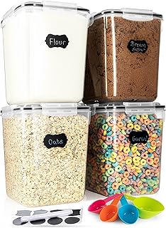Large 4-Pack Food Storage Containers with Lids