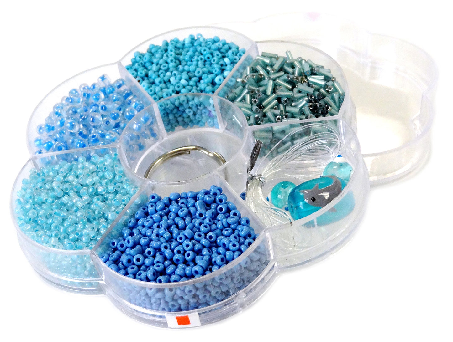 DIY Ocean Blue Beads Jewelry Making Kit