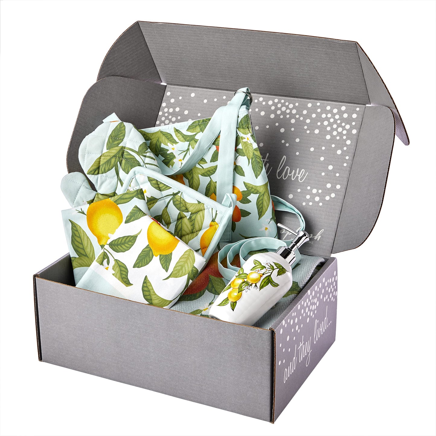 by Saturday Knight Ltd. Vern Yip Citrus Grove Kitchen Gift Splash Box 7 Pieces)