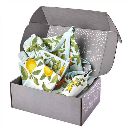 by Saturday Knight Ltd. Vern Yip Citrus Grove Kitchen Gift Splash Box 7 Pieces)