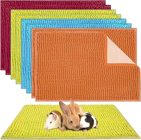8 Pcs Guinea Pig Cage Bedding and Liner Set