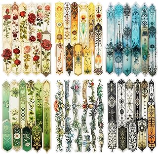 120pcs Vintage Style PET Sticker Set for Scrapbooks and Journals