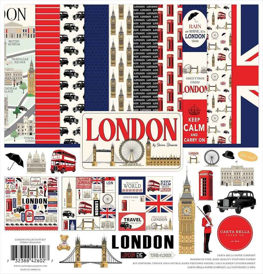 London Collection Paper Kit