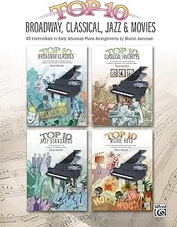 Top 10 Piano Arrangements for Broadway, Classical, Jazz & Movies
