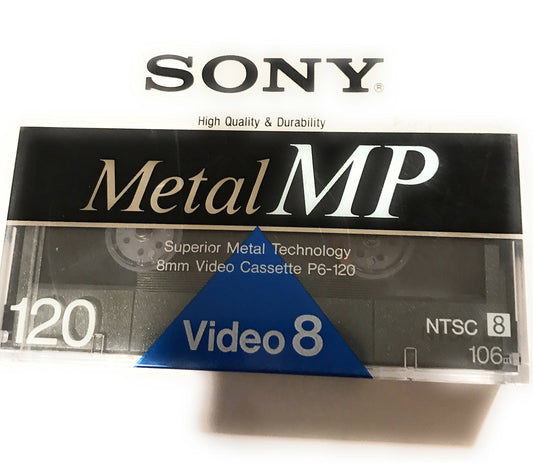 8 mm camcorder video tape, 120 minutes