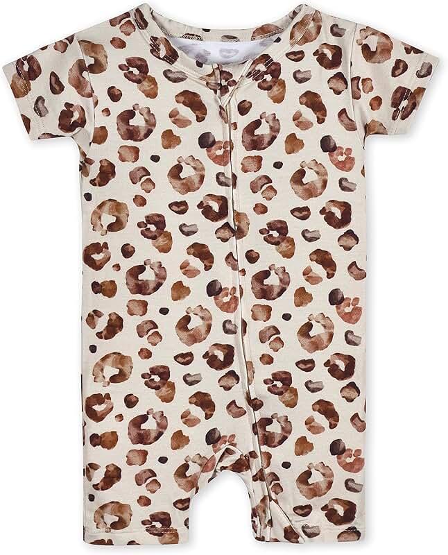 Soft Baby Short Sleeve Romper with Eucalyptus Viscose