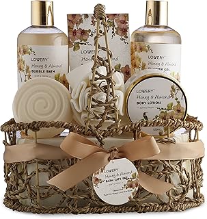 Luxury Spa Gift Set for Women with Honey & Almond
