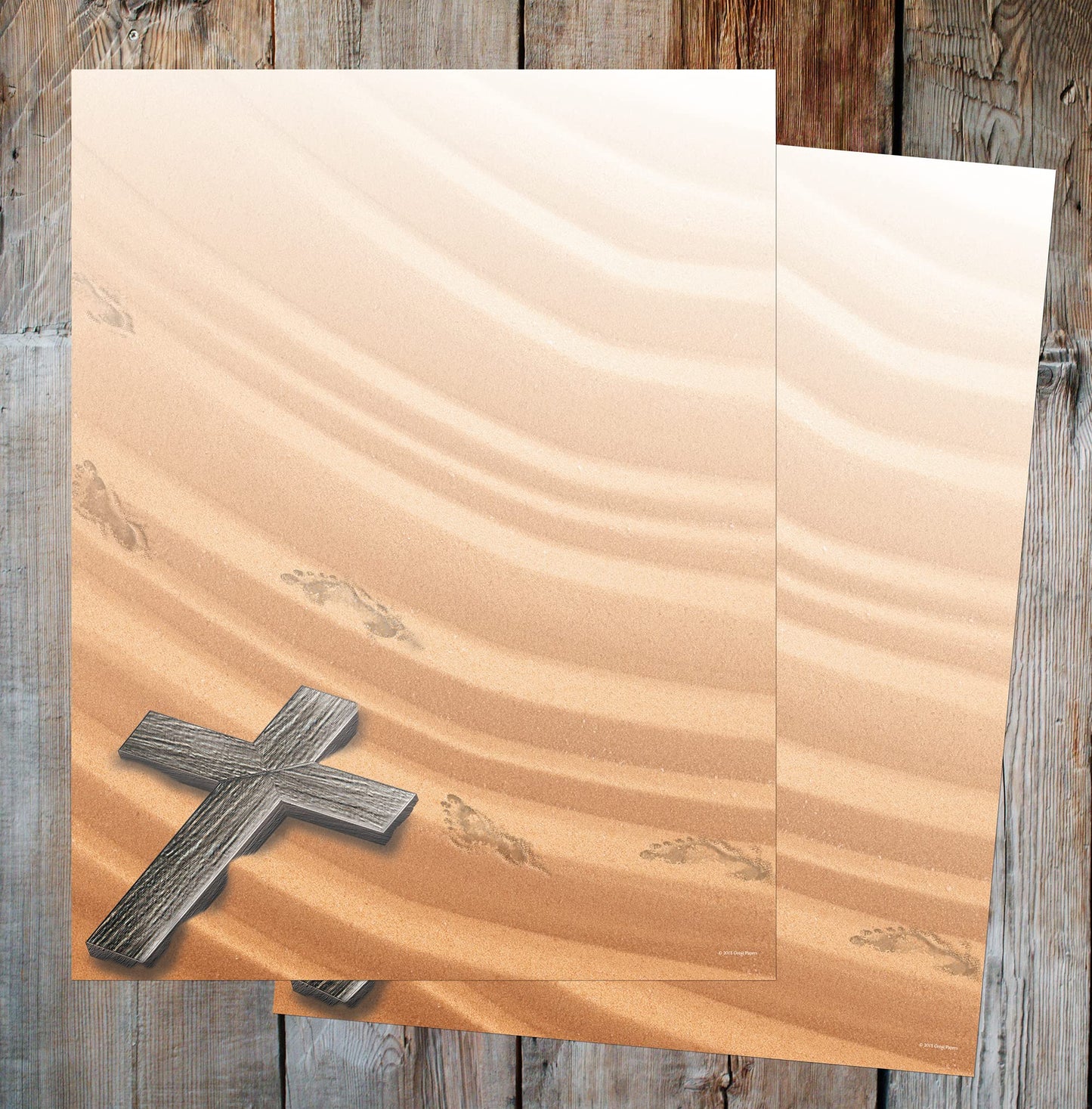 Crossing Letterhead Paper, 80 Sheets, 8.5"x11"