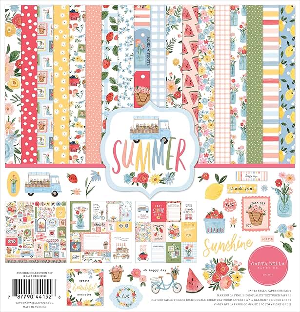 Summer Collection 12x12 Paper Kit