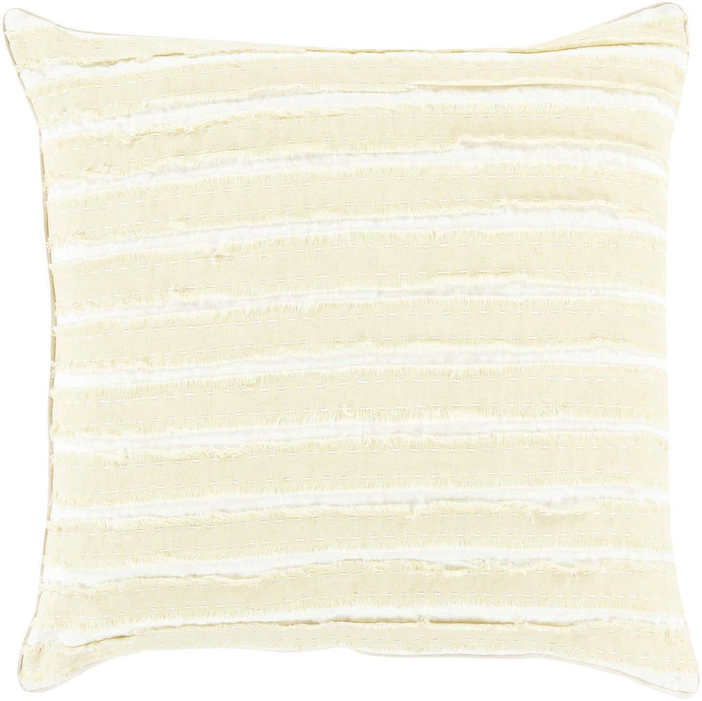 Willow Pillow Kit, W 22" D 5" H 22", Yellow, Navy