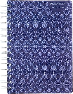 2025 Monthly Weekly Planner, Navy Cover, 5.25" x 8"