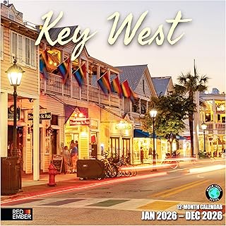 Key West 2026 Wall Calendar, 12 Months, 12" x 24"