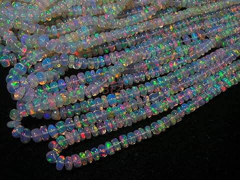 Ethiopian Opal Beads 2.5-4.5mm 16 Inch Strand