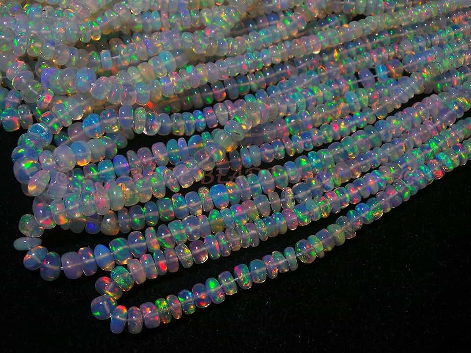 Ethiopian Opal Beads 2.5-4.5mm 16 Inch Strand