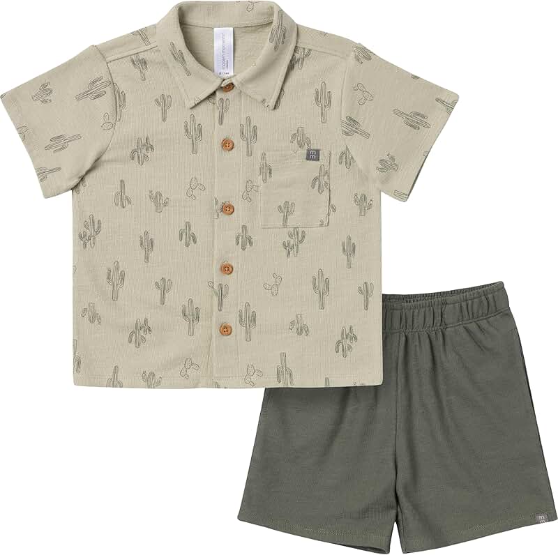Boys' 2-Piece Resort Shirt and Shorts Set