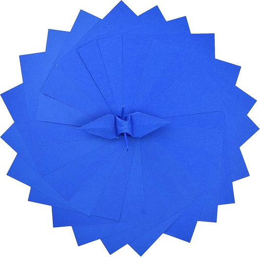 100 Double-Sided Color Origami Squares, 6x6 Inches