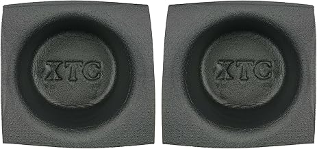 Pair of 6.5-inch round speaker baffles