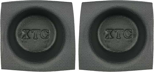Pair of 6.5-inch round speaker baffles