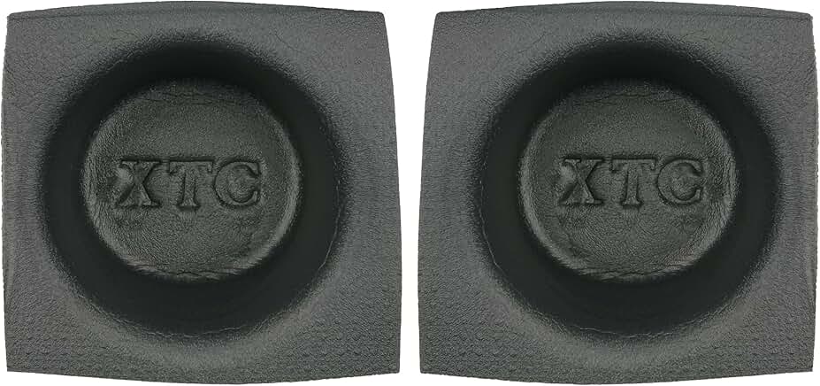 Pair of 6.5-inch round speaker baffles