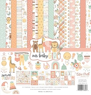 Baby Girl 12x12 Scrapbook Collection