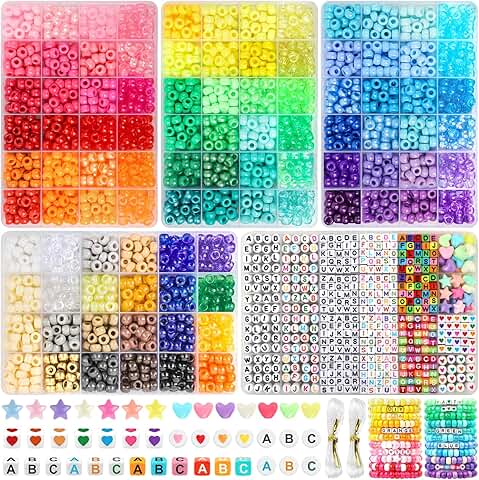 4022 Pony Beads and Letter Beads for Jewelry Making