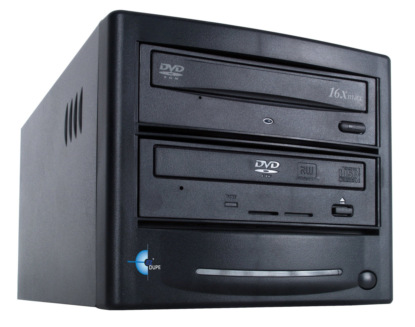 1 to 1 DVD/CD Disc Copy Duplicator Video & Audio Media Disc Copier GS1SAMB (Black)