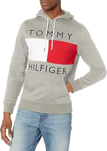 Denim Pullover Hoodie Sweatshirt