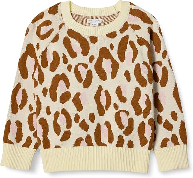 Girls and Toddlers' Pullover Crewneck Sweater