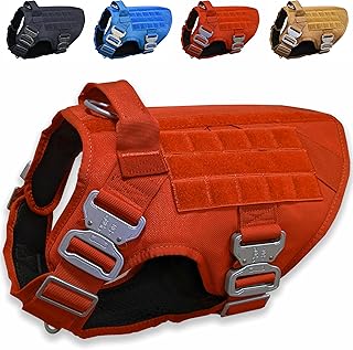 Heavy-Duty Waterproof Dog Harness with Metal Buckles